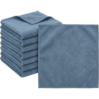 Kovev Microfiber Dish Cloths Set of 8 28 x 28 cm Slate Blue - Product view