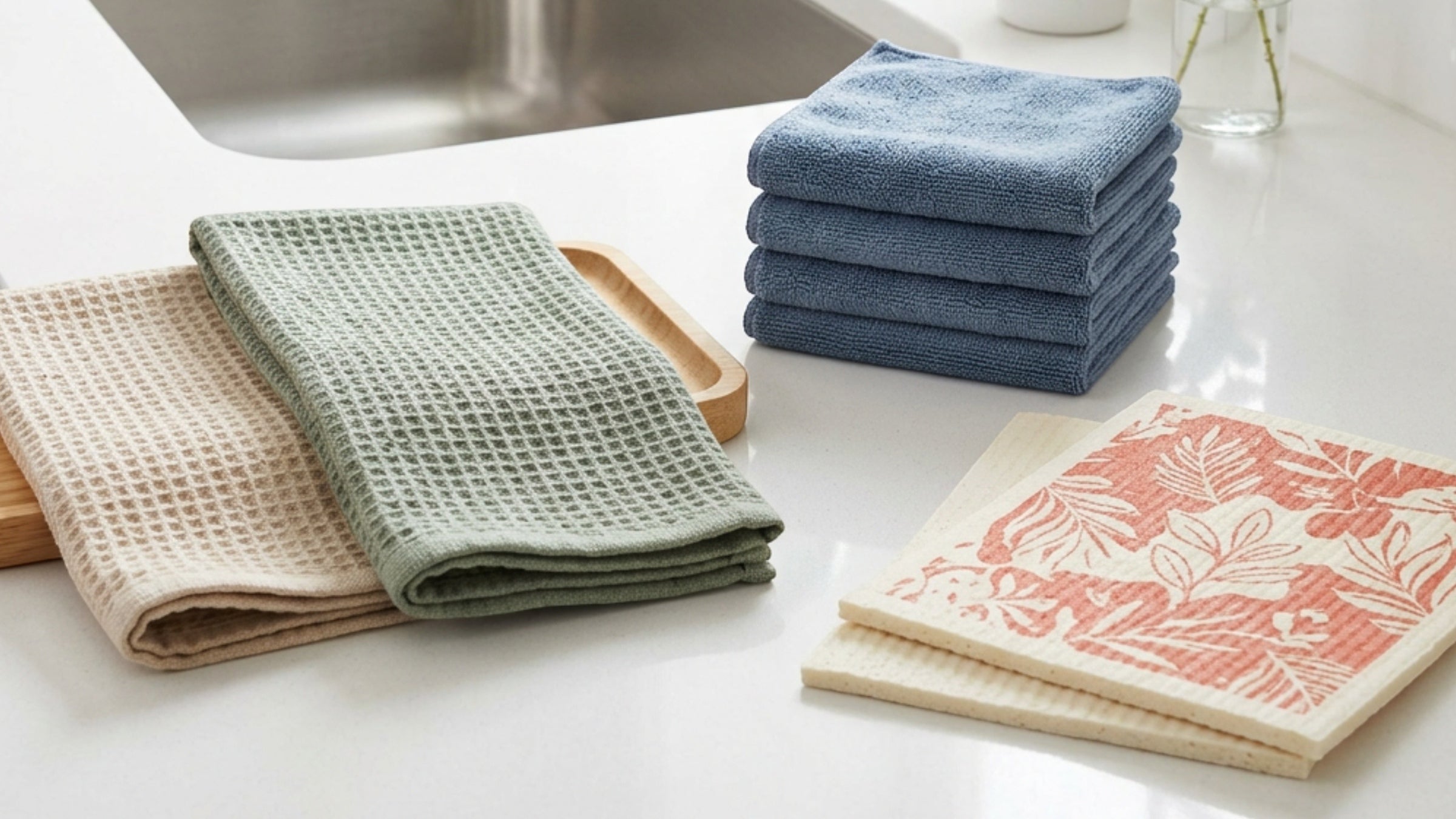 Kovev Kitchen Dish Cloths and Cleaning Cloths